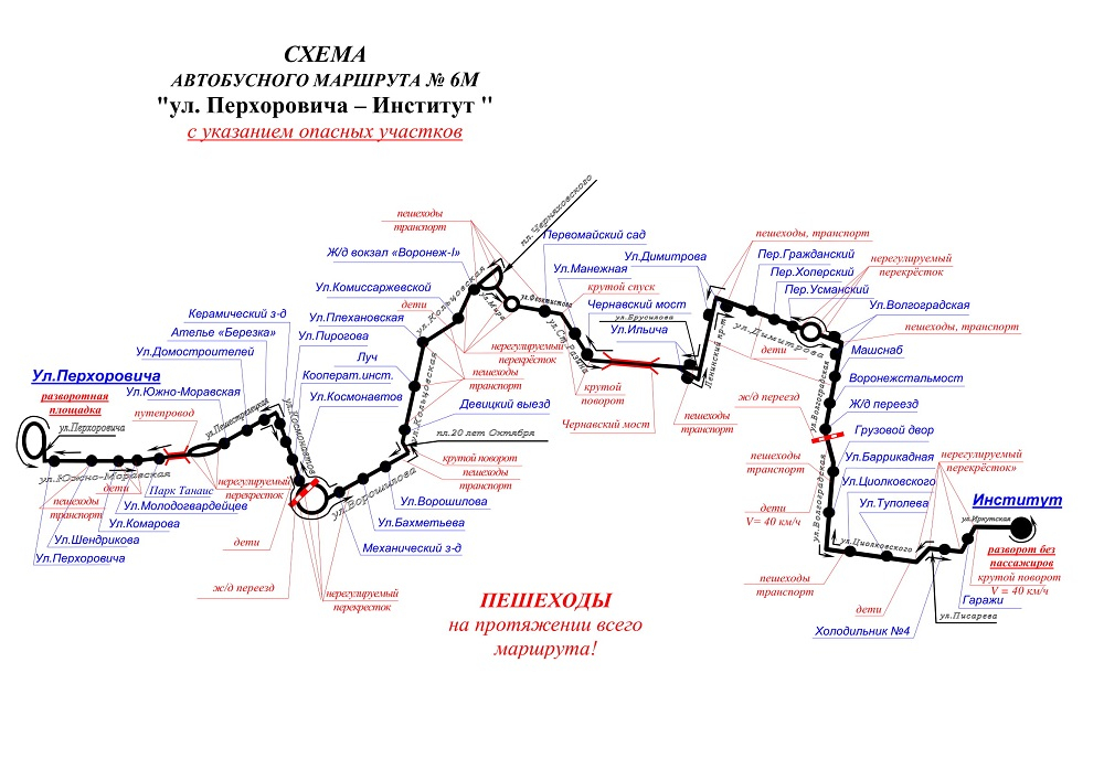 Схема движения маршрутки сумы