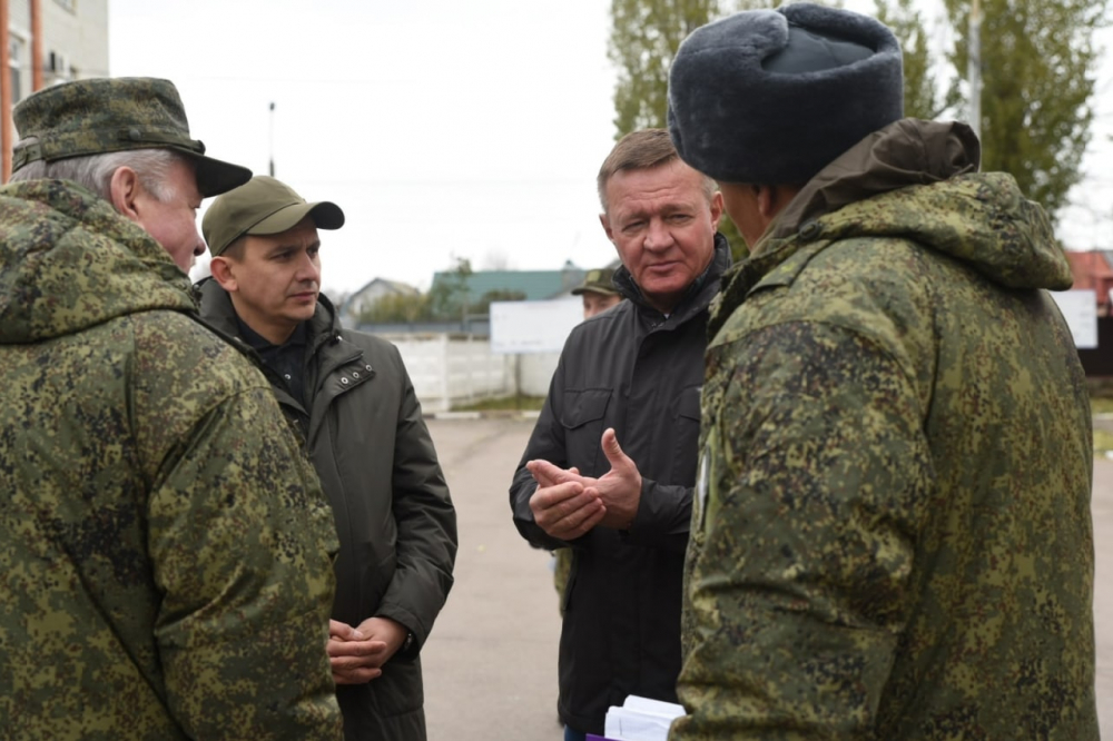 Что сказал курский губернатор об условиях для мобилизованных в Воронежской области