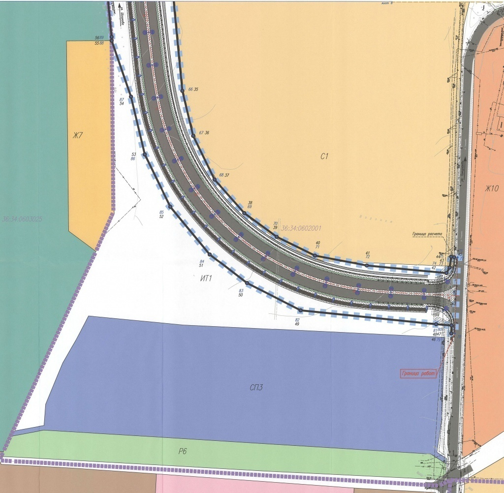 Проект дороги шишкова тимирязева воронеж на карте