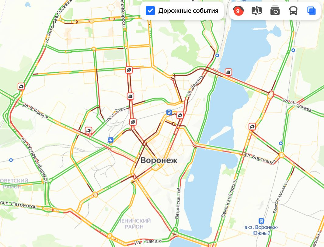 Воронеж карта московский проспект 11