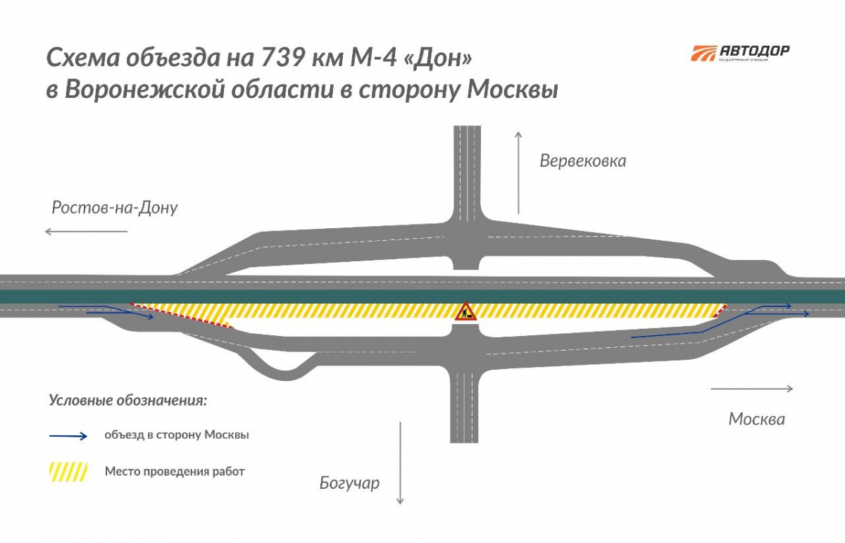 М4 автодор схема