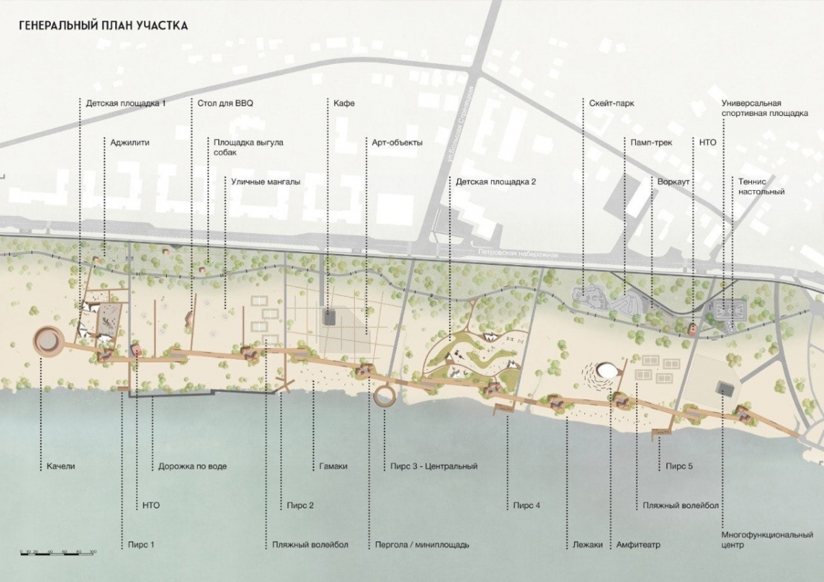 Проект петровской набережной в воронеже