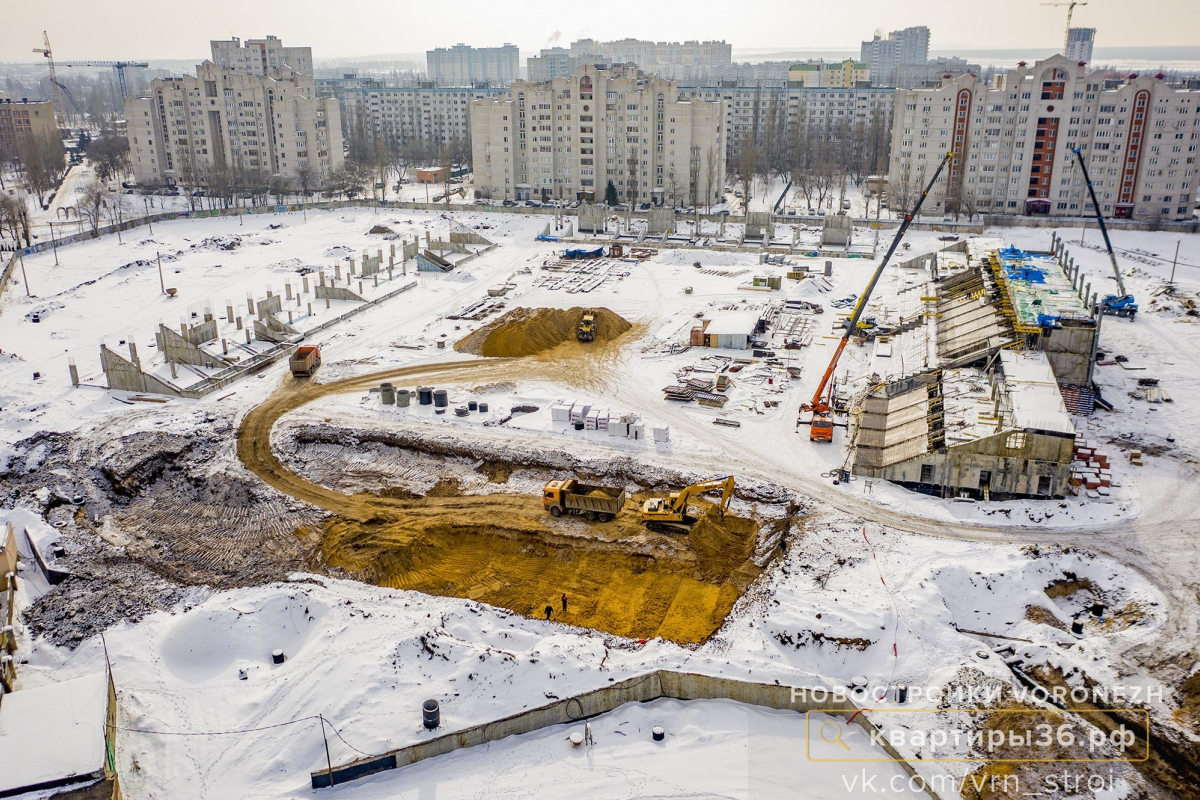 Проект нового стадиона в воронеже