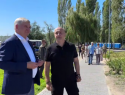 Воронежский губернатор прогулялся по «Русскому лету» вместе с Захаром Прилепиным