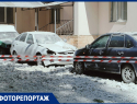 Опубликовано фото с места попадания БПЛА в жилой дом в Воронеже 