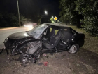«Ладу Гранту» разнесло в мясо в центре Воронежа