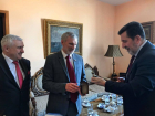 Воронежцы «Родины» встретились с послом Сербии