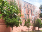 Мощный пожар на хлебозаводе в центре Воронежа попал на видео