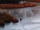 Первый рыбак-камикадзе на Воронежском водохранилище попал на видео
