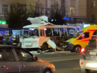 Взорвавшийся газовый баллон разворотил маршрутку с пассажирами в Воронеже 