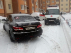 Воронежцы устроили спор из-за автохама и машины скорой помощи