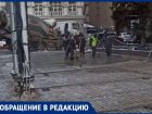«Минус 19 на улице, а они начали заливать бетон», – воронежец эмоционально высказался о реконструкции проспекта