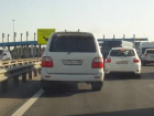 Дагестанский Toyota Land Cruiser устроил беспредел на воронежской платке