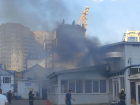 Кольцовский вещевой рынок загорелся в центре Воронежа