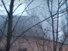 Новый пожар на бывшем военном складе записали на видео в Воронеже