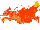 Самой тревожной остановкой на ковидной карте отметилась Воронежская область