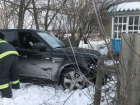 Мажорный Range Rover снес отечественный ВАЗ при обгоне под Воронежем