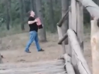 Мужчина с гармошкой порадовал воронежцев и попал на видео