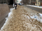 Как зимние дороги превратили в песочницы наглядно показали в центре Воронежа