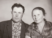Евдокия и Иван Адонкины. Воронежская область. 1993 год.