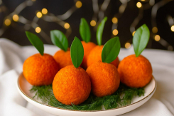 Что приготовить к Новому году: закуска «Мандаринки»