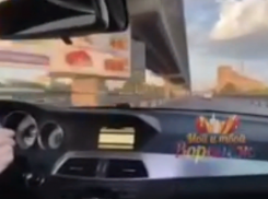 Поездку на скорости 230 км/ч по мосту сняли от первого лица в Воронеже