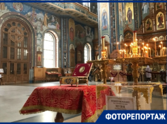 По благословению отца Леонида: фоторепортаж о прибытии Ризы Иисуса Христа в Воронеж 