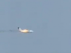 Опубликовано видео крушения воронежского самолета Ил-112В
