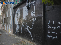 Граффити, посвященное Мандельштаму и Ахматовой, снесли вместе со стеной в Воронеже 