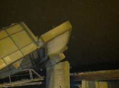 В Борисоглебске поврежден временный мост