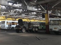 Пожар в любой момент мог уничтожить станцию  МКП «Воронежпассажиртранс» 