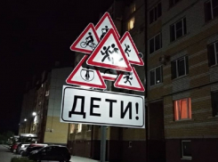 Гипертрофированное предупреждение о детях нашли под Воронежем 