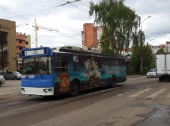 В Воронеже появился троллейбус с изображением символа города