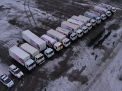 Воронеж отправил грузовик с продуктами на Донбасс 