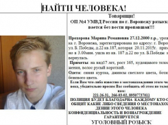В Воронеже разыскивают пропавшую девятиклассницу