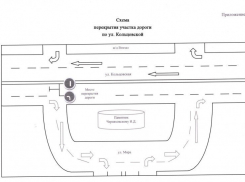 В Воронеже в День защитников Отечества перекроют движение рядом с памятником Черняховскому