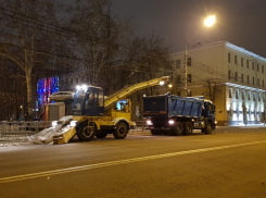 С улиц Воронежа коммунальщики вывезли 5,5 тыс кубометров снега
