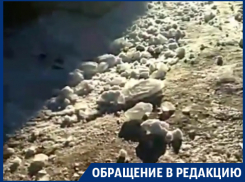 Нецензурную реакцию на ледяную бомбардировку сняли в Воронеже