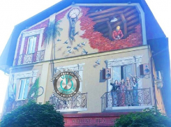 Необычный арт-объект украсил фасад воронежского дома