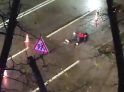 Опубликовано видео с места, где насмерть сбили парня на дороге в Воронеже