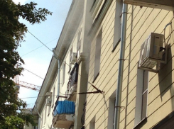 В центре Воронежа на пожаре пострадала женщина