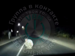 Как из фильма ужасов: сидящий в темноте мужчина удивил воронежского водителя