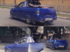 Безумный тюнинг ВАЗа свел с ума автомобилистов в Воронеже