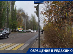 Ливневка, светофор и дорожные знаки вступили в борьбу с воронежскими пешеходами