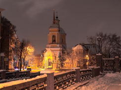 Сияющую красоту заснеженного Воронежа показали на фотографиях
