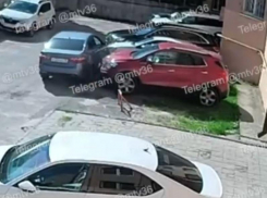 В Воронеже автоледи протаранила припаркованные машины, сбежала и вернулась в слезах
