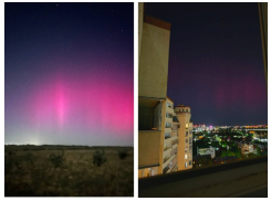 Опубликованы фото северного сияния, которое увидели воронежцы прошлой ночью