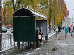 Внешний вид остановки возле воронежского ТЦ сравнили с помойкой
