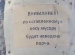 На воронежцев пригрозили навести порчу по оставленному мусору, но они не испугались и нагадили 