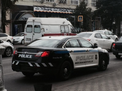 Полицейская машина из пригорода Нью-Йорка рассекала по улицам Воронежа